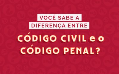 Qual a diferença entre código civil e penal?
